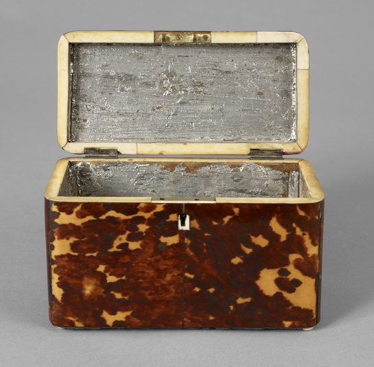 Tortoise-Shell Tea Caddy